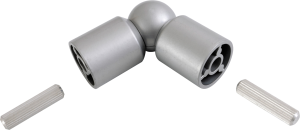 Coude variable de 90 à 180° alu poli pour main courante D.40mm INOLINE usage int/ext